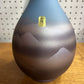 OTAGIRI HAND PAINTED BLUE MOUNTAIN VASE