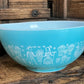Blue Small Pyrex Amish Butterprint Cinderella Bowl