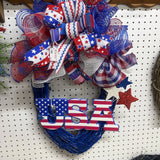 BLUE USA WREATH