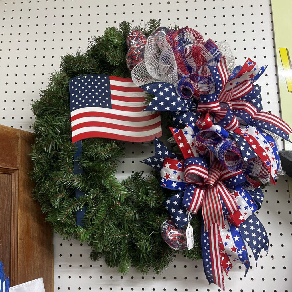 4TH FLAG WREATH