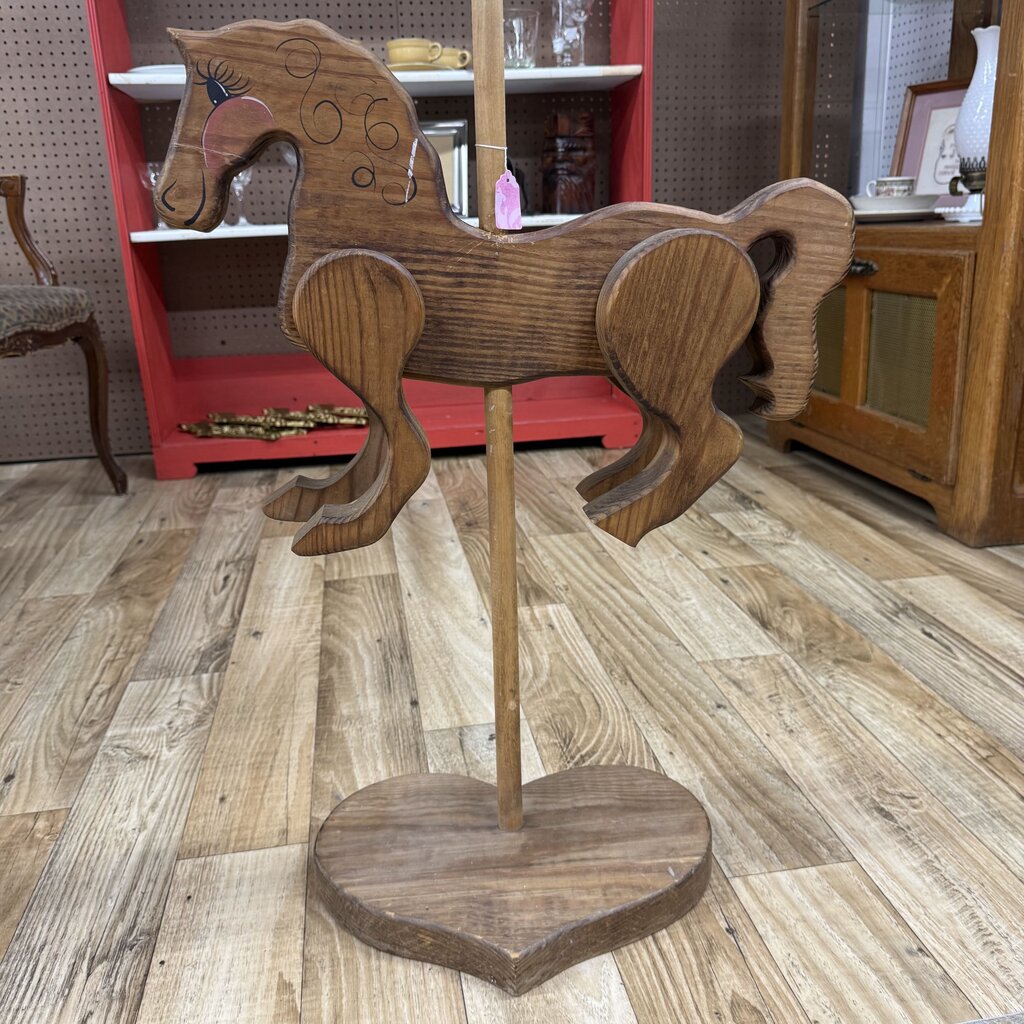 WOOD CAROUSEL HORSE