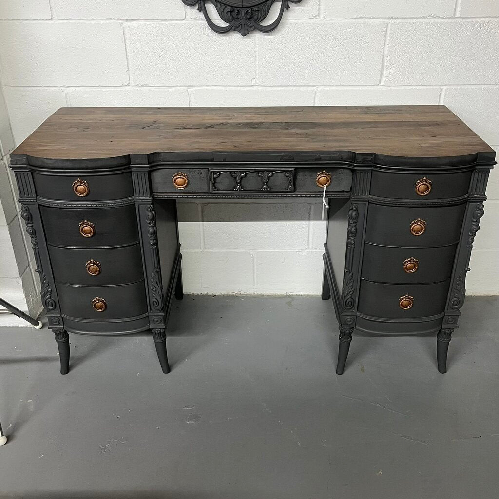 VINTAGE VANITY / DESK w/ MIRROR
