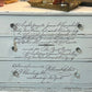 3 DRAWER SOLID WOOD DRESSER