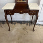 VANITY DESK WITH BEVELED MIRROR