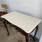 VANITY DESK WITH BEVELED MIRROR