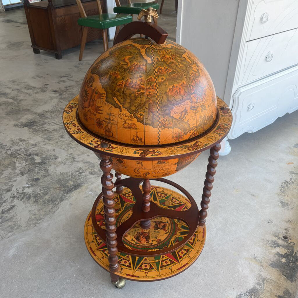 GLOBE BAR ON WHEELS