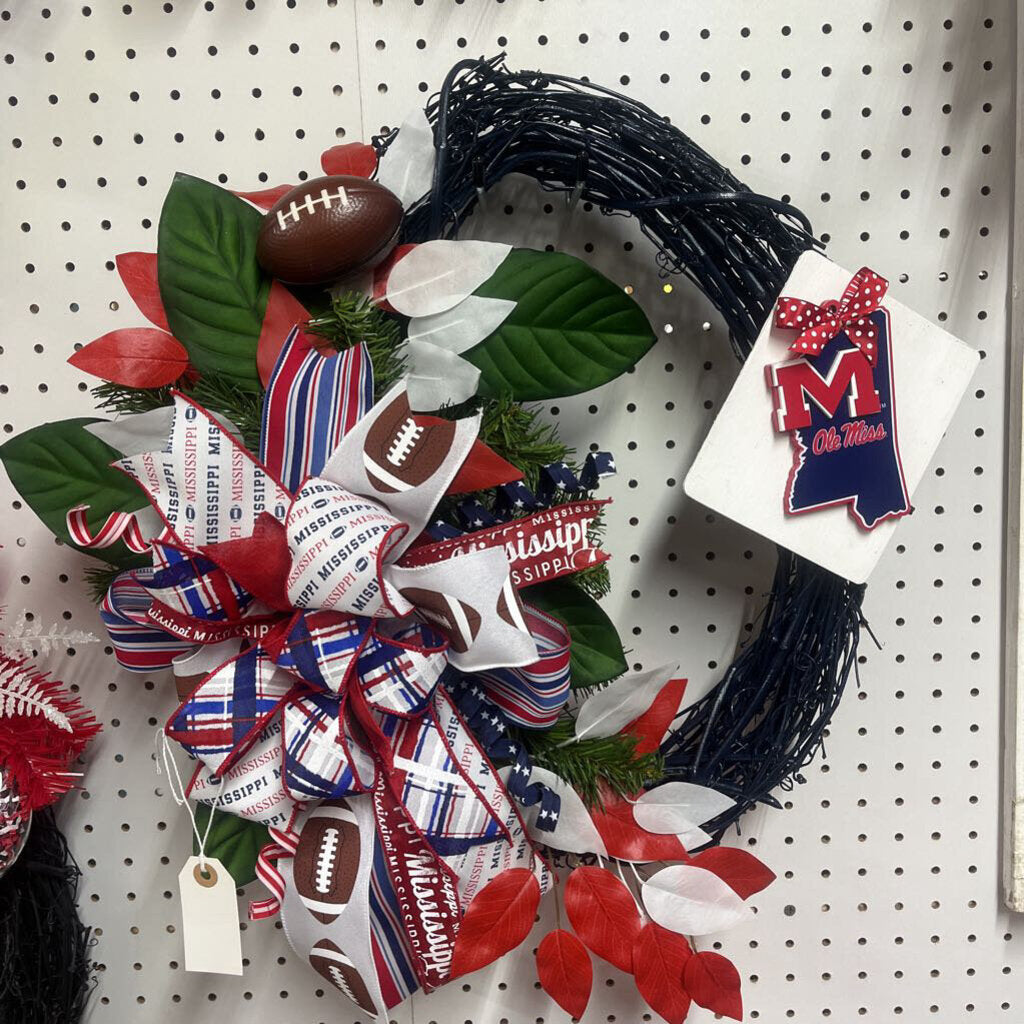 Ole Miss Wreath