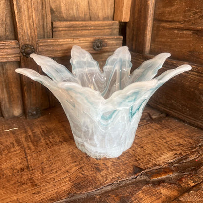 Murano Vetro Eseguito Swirl Bowl