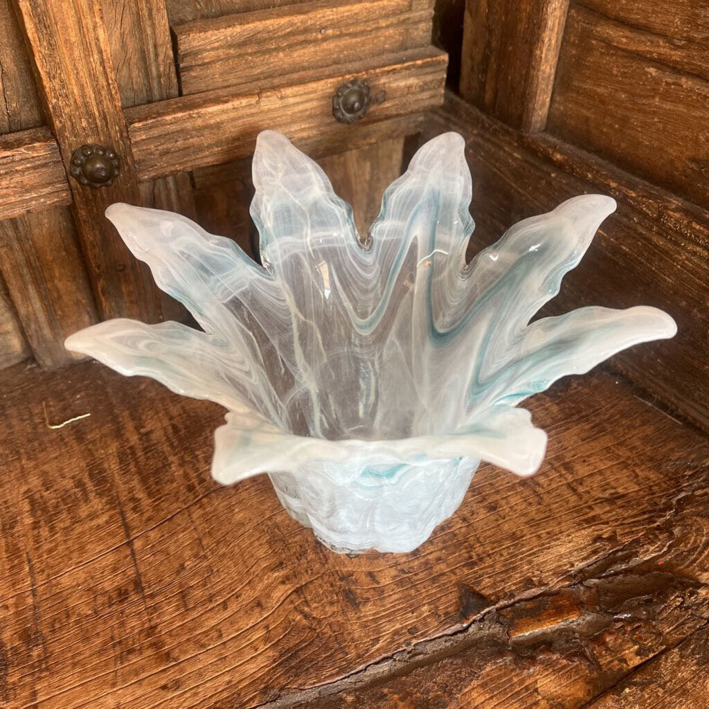 Murano Vetro Eseguito Swirl Bowl