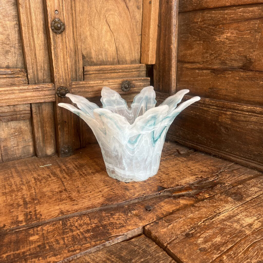 Murano Vetro Eseguito Swirl Bowl
