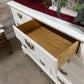 Solid Wood White 9 Drawer Dresser