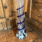 Murano Style Bud Vase Blue Wrap