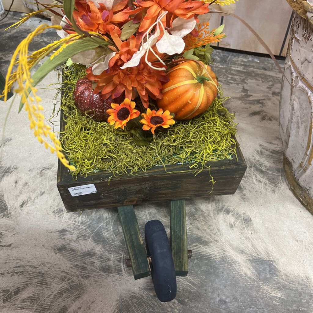 Wheelbarrow Decor