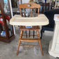Vintage Wood Fisher Price High Chair