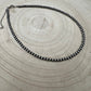 4mm Sterling Silver Pearl Choker - 14 inch