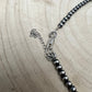 4mm Sterling Silver Pearl Choker - 14 inch