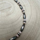 Torpedo choker Sterling Silver Pearls and pink conch