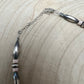 Torpedo choker Sterling Silver Pearls and pink conch