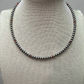 4mm Sterling Pearl choker with spiny oyster