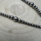 Lariat graduated sterling silver pearl necklace - 18 inch with 4 inch drop