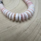 Pink Conch Graduated Necklace - 23 inch