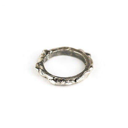 STERLING SILVER FORESTER STACKING RING