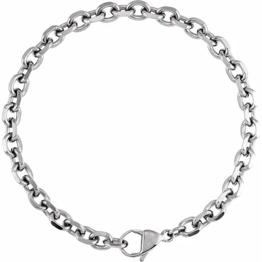 TITANIUM 5.5 MM DIAMOND-CUT CABLE 8 CHAIN