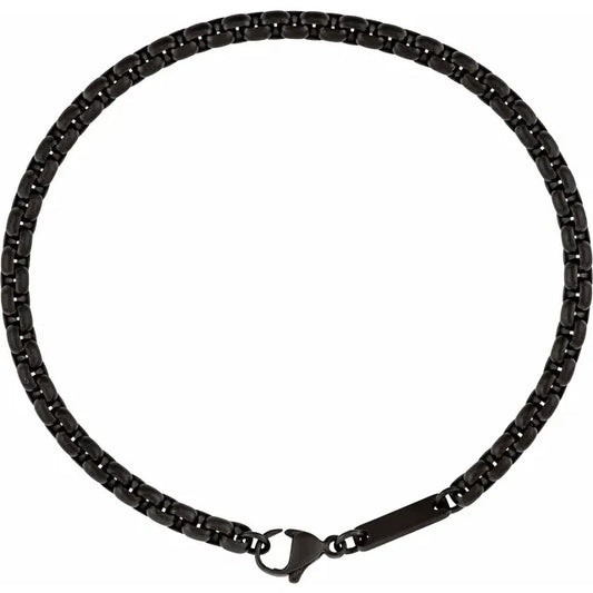 TITANIUM 4 MM ROUND BOX 8 CHAIN