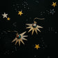 SUN GODDESS EARRINGS WITH COPPER OYSTER TURQUOISE