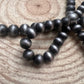 Faux Bow Necklace with Large Faux Pearls - 16 inch