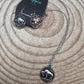 Western Buffalo Coin Necklace & Earring Set - 18 inch