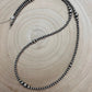 Graduated Sterling Pearl Necklace - 28 inch
