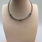 4mm Sterling Pearl & Saucer Bead Choker - 14 inch choker - Top Seller