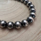 14mm Sterling Silver Pearls Necklace - 16 inch