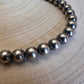 10mm Sterling Pearl Necklace - 18 inch necklace