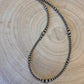 Graduated Sterling pearl necklace - 22 inch