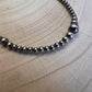 Graduated Sterling pearl necklace - 22 inch
