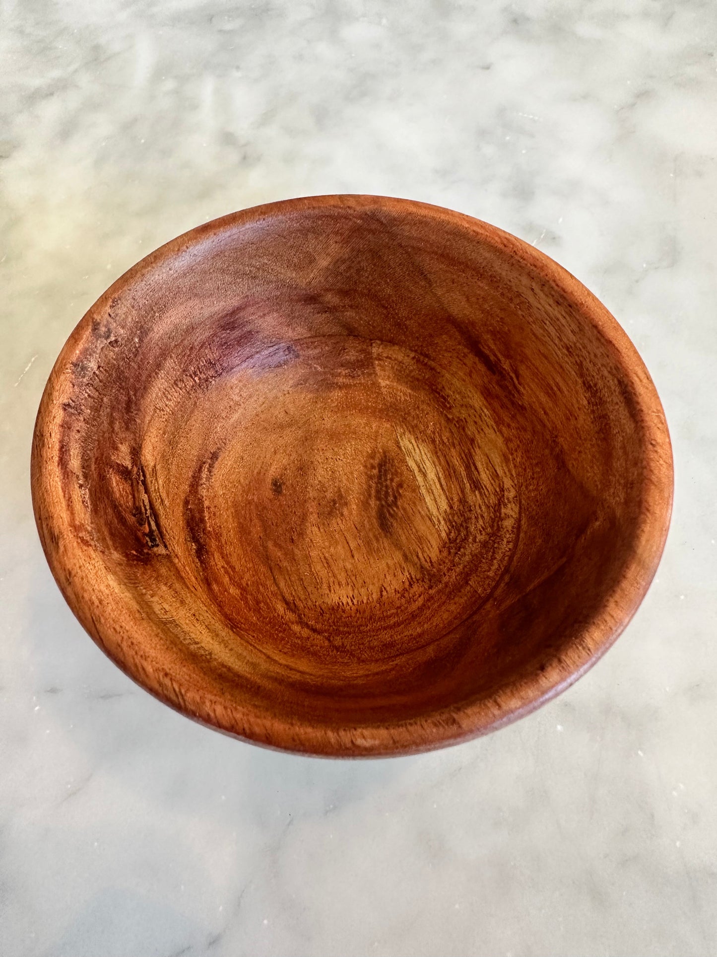 TEAK WOOD SMALL SERVING BOWLS - SET OF 2 OR 4