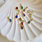 TEARDROP BEZEL BIRTHSTONE CHARM