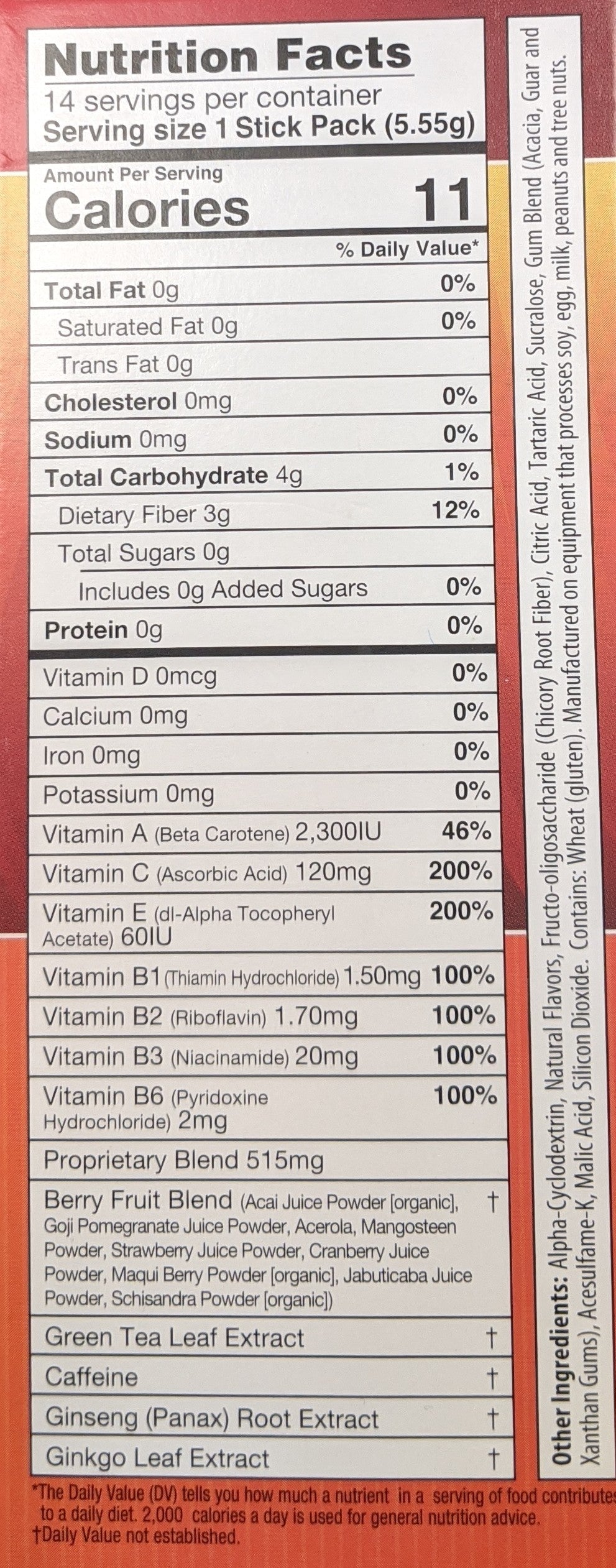 THERMOGENIC META BOOSTER - ORANGE