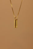 STAMPED INITIAL TAG CHARM