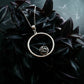 METEORITE JEWELRY SET - CIRCLE NECKLACE AND EARRINGS