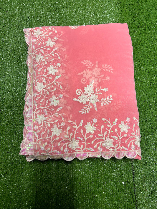 TRADITIONAL DESIGNER SAREE - ETHNIC WEAR FOR WOMEN -022