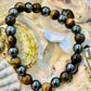 TIGER EYE & HEMATITE PROTECTION BRACELET – STRENGTH, BALANCE & GROUNDING ENERGY (UNISEX)