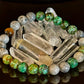 TRANQUIL POWER BRACELET – AFRICAN TURQUOISE, TIGER EYE & MAP STONE