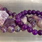 NATURAL AMETHYST HEALING BRACELET – 8MM, 10MM, OR 12MM BEADS