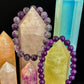 NATURAL AMETHYST HEALING BRACELET – 8MM, 10MM, OR 12MM BEADS