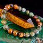 TIGER EYE & AFRICAN TURQUOISE BEADED BRACELET FOR SMALL WRISTS – BOOST CONFIDENCE & COURAGE