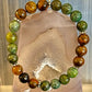 TIGER EYE & AFRICAN TURQUOISE BEADED BRACELET FOR SMALL WRISTS – BOOST CONFIDENCE & COURAGE