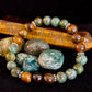 TIGER EYE & AFRICAN TURQUOISE BEADED BRACELET FOR SMALL WRISTS – BOOST CONFIDENCE & COURAGE